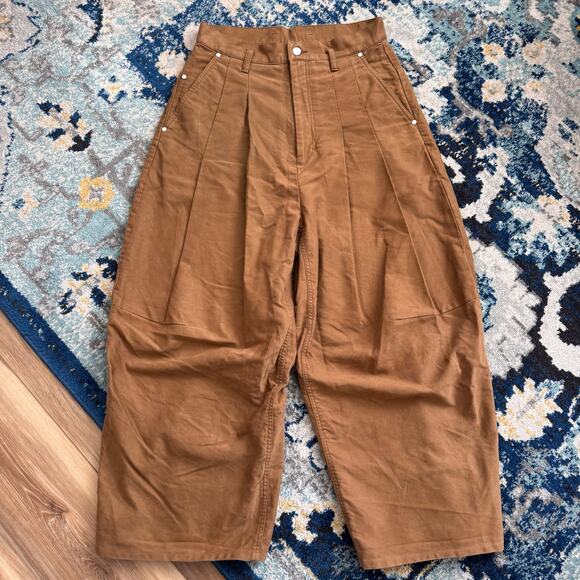 SHINYAKOZUKA Hi Baggy Medium Brown Pants - Fits w31 - Picture 1 of 6